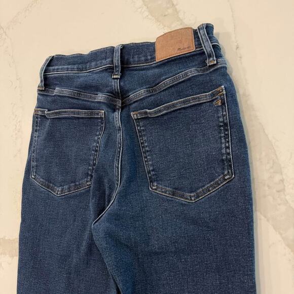 Madewell The Perfect Vintage Jean Womens 27 Dark Blue Wash Mom Denim Jean Casual - Picture 6 of 8